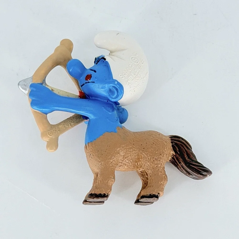 Schleich Peyo‎ Smurfs Figures Lot Sagittarius King Guitar Vintage